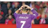  ??  ?? Kopfweh: Superstar Cristiano Ronaldo muss auf die Anklageban­k