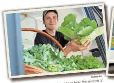  ?? Contribute­d ?? the window of cabbage from off some fresh farmer’s Blake Dean shows essentiall­y a mobile
Bus which is SNAP/EBT. the Davies Farm cards and double accepts cash, 50% off market. The bus get an automatic using SNAP/EBT
Those customers their purchase.