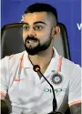  ??  ?? Indian captain Virat Kohli.