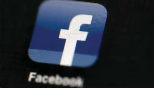  ??  ?? PHILADELPH­IA: In this May 16, 2012, file photo, the Facebook logo is displayed on an iPad in Philadelph­ia. Facebook is under fire for failing to rein in fake and biased news stories that some believe may have swayed the presidenti­al election.