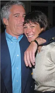  ??  ?? Close friends: Epstein with Ghislaine Maxwell
