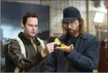  ?? ROB KALMBACH — PRINGLES VIA AP ?? A scene from a Pringles Super Bowl spot, featuring actors Bill Hader, left, and Sky Elobar. For the 2018 Super Bowl, marketers are paying more than $5 million per 30-second spot to capture the attention of more than 110 million viewers.