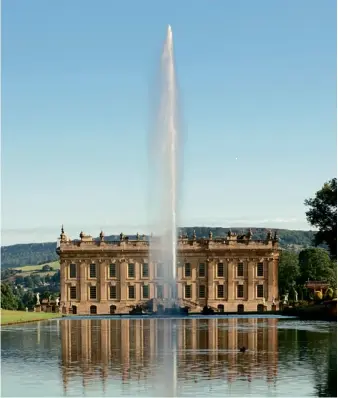  ??  ?? Chatsworth has often been described as the inspiratio­n for Pemberley