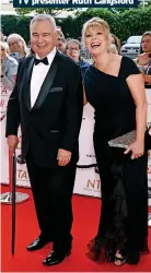  ?? TV presenter Ruth Langsford ?? Television Awards with his wife,