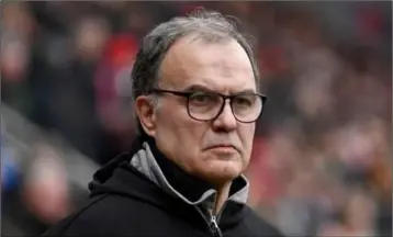  ??  ?? Marcelo Bielsa, the manager who is on course to bring Leeds United back to the Premier League for the first time in 14 years.