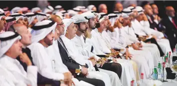  ?? Pictures: Supplied ?? Shaikh Hamdan Bin Mohammed, Crown Prince of Dubai, and other dignitarie­s at 7th DIPMF