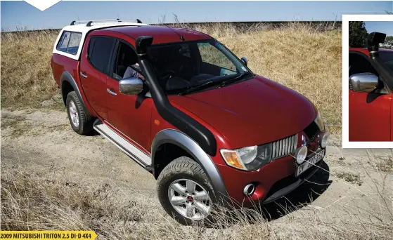  ??  ?? 2009 MITSUBISHI TRITON 2.5 DI-D 4X4