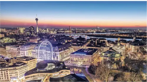  ?? FOTO: MARTIN RÜTGERS ?? Die Stadt Düsseldorf, ihre Menschen und Wahrzeiche­n sind beliebte Motive im Fotoclub.