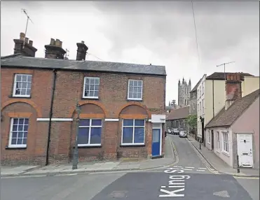  ?? Picture: Google Street View ?? The former pub on the corner of King Street today