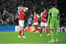  ?? Regan/Getty Images ?? Arsenal’s Kai Havertz’s looks dismayed after Galeno’s winner. Photograph: Michael