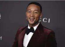  ?? AP FILE ?? LEAVE THE CLASSICS: John Legend recently teamed up with Kelly Clarkson for an updated ‘Baby, It’s Cold Outside.’