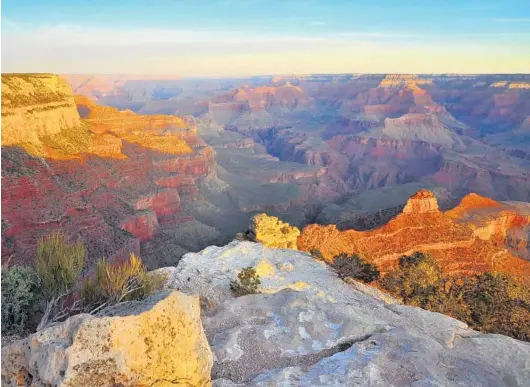  ?? EVGENY MOERMAN/DREAMSTIME ?? Grand Canyon National Park may be closed, but people can still view the iconic natural wonder from the comfort of their own homes via webcams in the park.