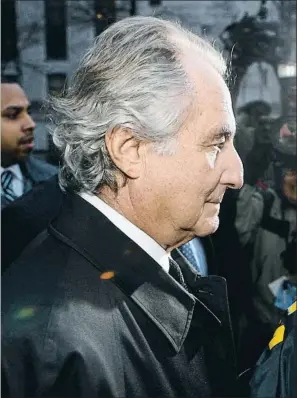  ?? LUCAS JACKSON / REUTERS ?? Madoff el 2008, una setmana després que es conegués la seva estafa