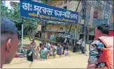  ?? PTI ?? Army personnel conduct a rescue operation in the flood-affected areas of Silchar, in the Cachar district of Assam on Saturday.