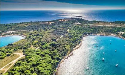  ?? Photograph: Sebastian Rothe/Alamy Stock Photo ?? An aerial view of Cape Kamenjak in Croatia.