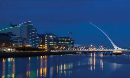  ?? Photograph: Alamy ?? Central Dublin. Ireland’s 12.5% corporatio­n tax account for 20% of all government revenue.