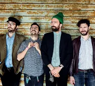  ?? Formazione ?? Gli Ex-Otago, che pubblicano con l’etichetta bolognese Garrincha Dischi aprono il festival dopo il successo dell’album «Marassi»
