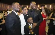  ?? NOEL WEST/THE NEW YORK TIMES FILE PHOTO ?? Trevante Rhodes, left, Jharrel Jerome, Alex R. Hibbert and Mahershala Ali starred in Moonlight, which won an Oscar for Best Picture.