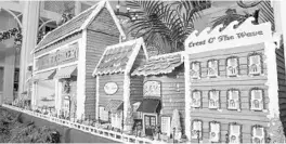  ?? WALT DISNEY WORLD/COURTESY ?? The BoardWalk’s gingerbrea­d house captures the resort’s seaside feel.