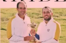  ?? ?? Azzurri d’Europa
Da sin: Edoardo Molinari, 43 anni, con Francesco Molinari, 41, vicecapita­ni vittoriosi dell’Europa