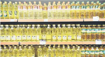  ?? — AFP photo ?? Ukraine and Russia are the biggest suppliers of sunflower oil and it is also the second most imported edible oil from India, after palm oil.