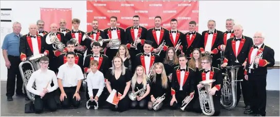  ?? PICTURES FROM THE MAES BY ARWYN ROBERTS ?? Deiniolen Silver Band, third in class one