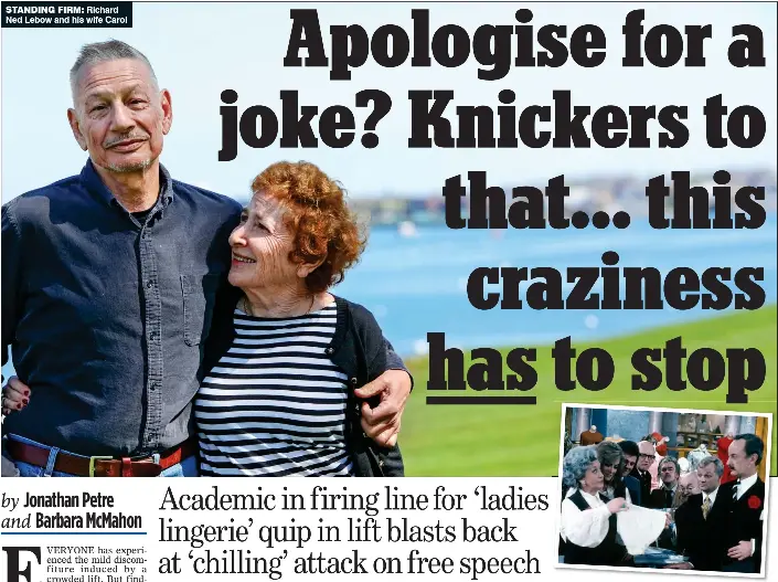Apologise for a joke? Knickers to that... this craziness has to stop PressReader