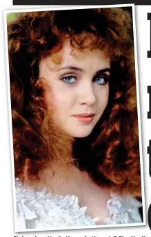  ??  ?? Claims: Lysette Anthony in the sci-fi film Krull
