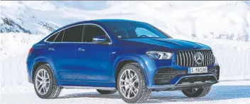  ?? PHOTOS: MERCEDES-BENZ ?? The new Mercedes GLE 53 Coupe receives a significan­t update, including the addition of two new off-road drive modes.