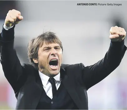  ?? Picture: Getty Images ?? ANTONIO CONTE: