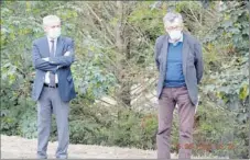  ??  ?? Francis Dupouey et Roger Combes ont décidé d’aller sur le terrain