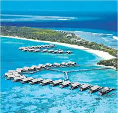  ??  ?? The winner will sample luxury at Shangri-La’s Villingili Resort & Spa in the Maldives, above and main, and at Shangri-La’s Hambantota Golf Resort & Spa in Sri Lanka, top