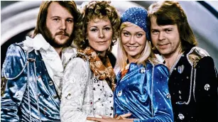  ?? ?? Eurovision sensations: Benny, Anni-Frid, Agnetha and Bjorn in 1974
