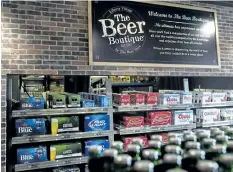  ?? THE CANADIAN PRESS FILES ?? Above: A beer store is seen in Toronto. A trade associatio­n for Canada’s beer industry wants the federal government to stop its plan to annually increase a tax on the drink.