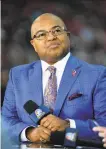  ?? Ethan Miller / Getty Images 2016 ?? Mike Tirico says he’s following Bob Costas but not replacing him as host of NBC’s prime-time Olympics coverage.