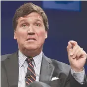  ?? ?? Tucker Carlson, a Fox News commentato­r. File photo