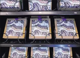  ?? Elizabeth Brumley ?? Las Vegas Review-journal file The first-in-the-country needle vending machine to fight bloodborne diseases was unveiled April 12 at the Southern Nevada Health District.