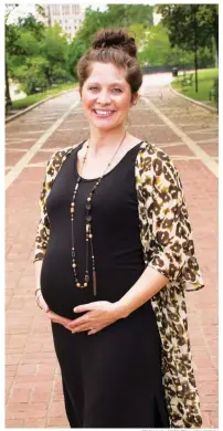  ?? STACI VANDAGRIFF/TRI-LAKES EDITION ?? After a bilateral mastectomy and four months of chemothera­py, Kristin had to wait a full year after finishing treatment before starting a family. She’s expecting a baby girl in late November.