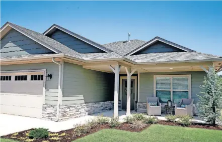  ?? [SARAH PHIPPS PHOTOS/ THE OKLAHOMAN] ?? A home in Highland 55 at Spring Creek, 1117 S Bryant Ave., Edmond.