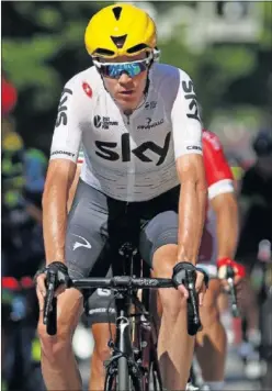  ??  ?? CHRIS FROOME. El británico estaría encantado de repetir victoria.