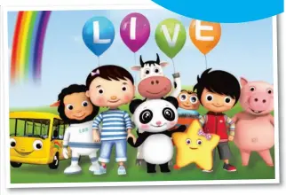  ??  ?? Little Baby Bum debuts in the region next month.