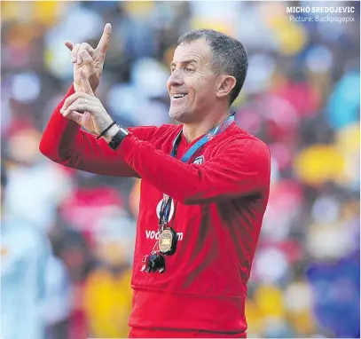  ?? Picture: Backpagepi­x ?? MICHO SREDOJEVIC