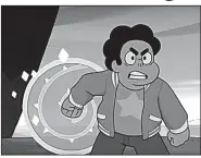  ??  ?? Steven Quartz Universe (voiced by Zach Callison) is the only known hybrid of a human and a “Gem” — an extraterre­strial species of “magical” human — and the star of his own movie on Cartoon Network.