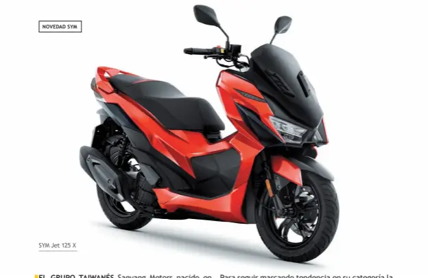  ??  ?? SYM Jet 125 X