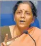  ?? PTI ?? Union finance minister Nirmala Sitharaman.