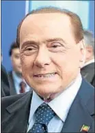  ?? EMILIA GUTIÉRREZ ?? Silvio Berlusconi