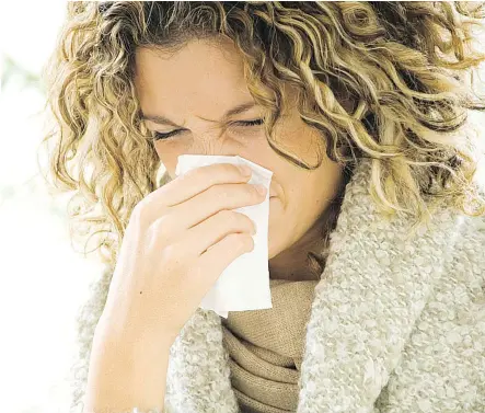  ?? — GETTY IMAGES FILES ?? EMILY SOHN Certain pathogens thrive best in colder weather, says Pritish Tosh, an infectious-disease physician and researcher at the Mayo Clinic, noting illness rates often increase in winter.