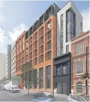  ??  ?? >
The planned eight-storey apartments by Newhall Square