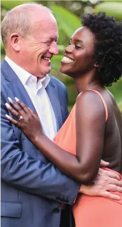  ?? ?? Met in March: Simon Danczuk and Claudine Uwamahoro