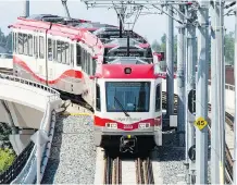  ?? LYLE ASPINALL ?? The full Green Line LRT will cost more and take longer than originally estimated, officials confirm.